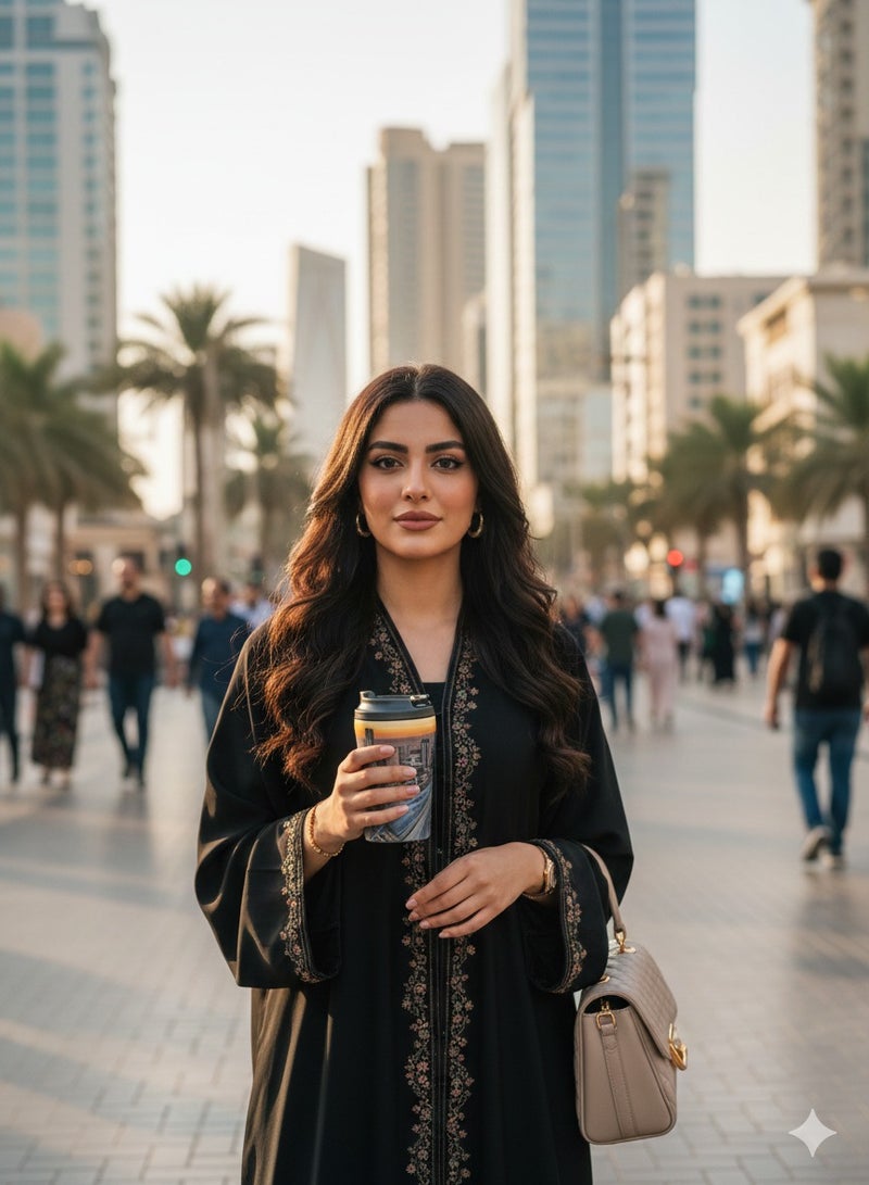 كوب قهوة عصري بغطاء محكم – تصميم مدينة الرياض للاستخدام اليومي - Image 3